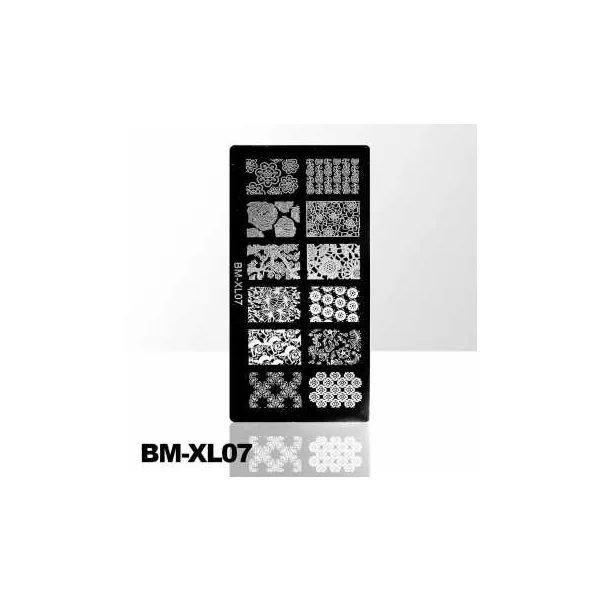 Blaszka do stempli kwiaty BM-Xl07