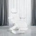 Elektryczny fotel kosmetyczny SILLON Luxury 3 silniki biały sterowanie nożne