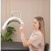LAMPA KOSMETYCZNA DO PRZEDŁUŻANIA RZĘS POL MOON III Z CYRKONIAMI CZARNA